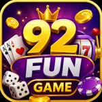 92Fun Game Pakistan app screen displaying earning games and rewards system.